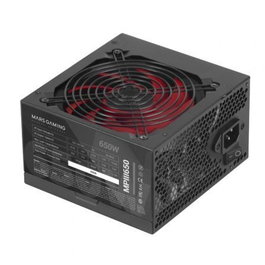 MARS GAMING MPIII650 Fuente Alimentación 650W PFC-Activo 85% ATX 12cm